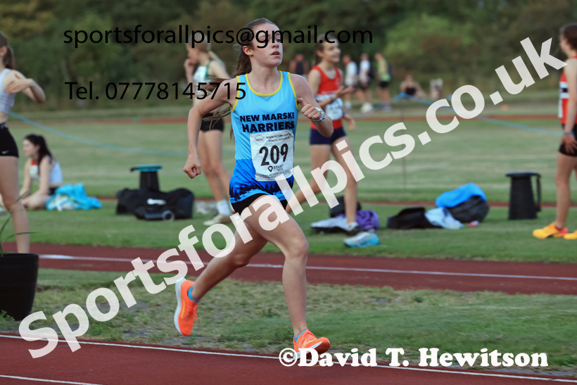 3000 metres, 2024 NEGP 6, Monkton Stadium,  Wednesday, August 14th.  Photo: David T. Hewitson/Sports for All Pics
